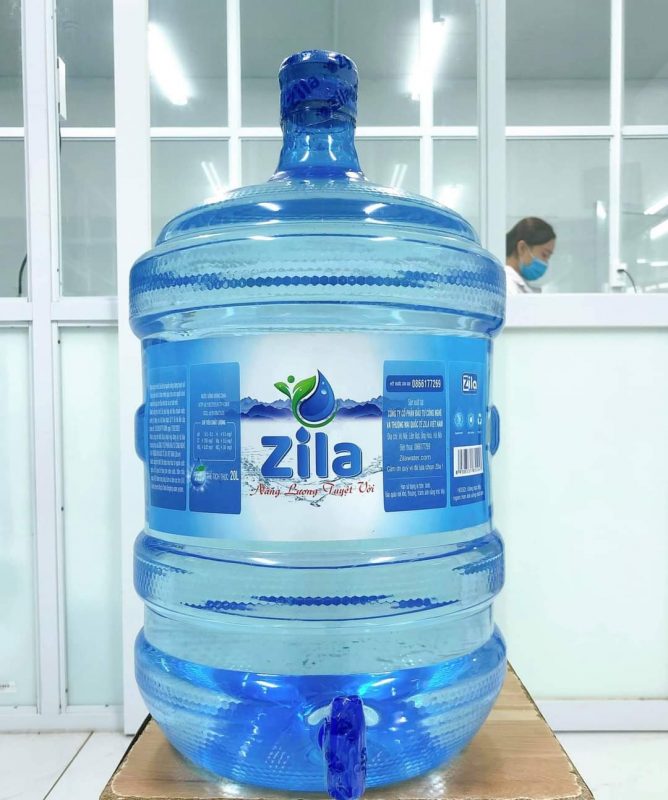 Nước uống tinh khiết Zila Water bình 20 lít